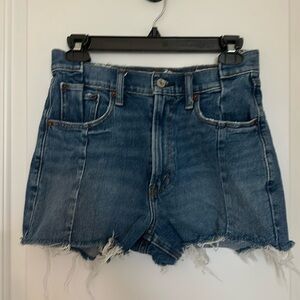 Abercrombie & Fitch high rise mom shorts